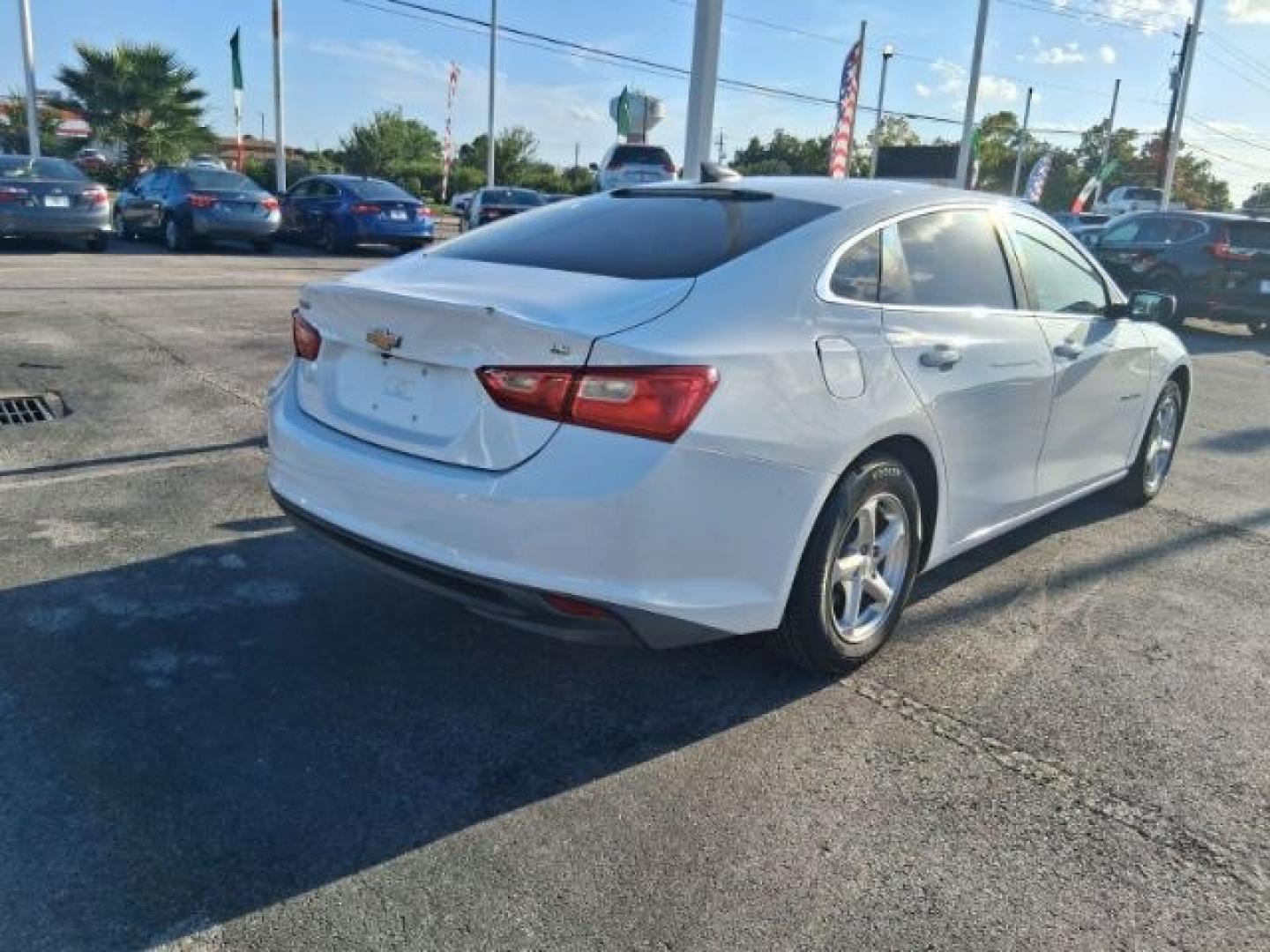 2016 Summit White Chevrolet Malibu LS (1G1ZB5ST3GF) with an 1.5L L4 DOHC 16V engine, 6-Speed Automatic transmission, located at 4545 Spencer Hwy., Pasadena, 77504, (832) 266-1645, 29.666037, -95.173775- Photo#4