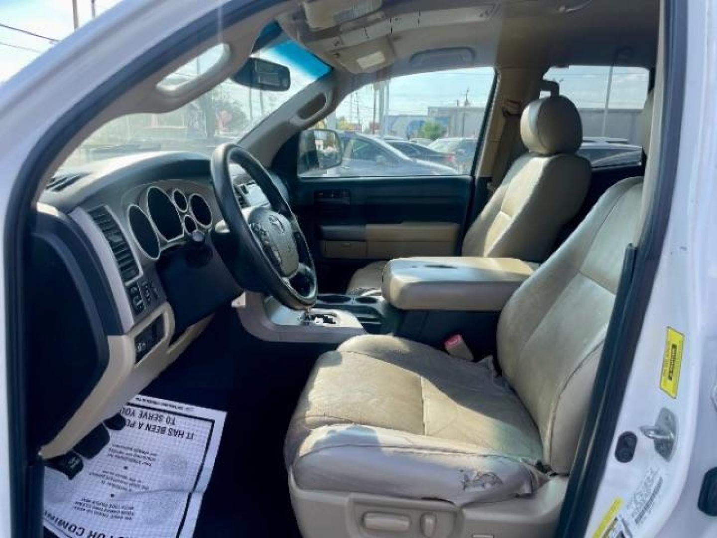 2013 Super White /Sand Beige Cloth Int Toyota Tundra Tundra-Grade 5.7L Do (5TFRY5F14DX) with an 5.7L V8 DOHC 32V engine, 6-Speed Automatic Ov transmission, located at 4545 Spencer Hwy., Pasadena, 77504, (832) 266-1645, 29.666037, -95.173775 - Photo#6