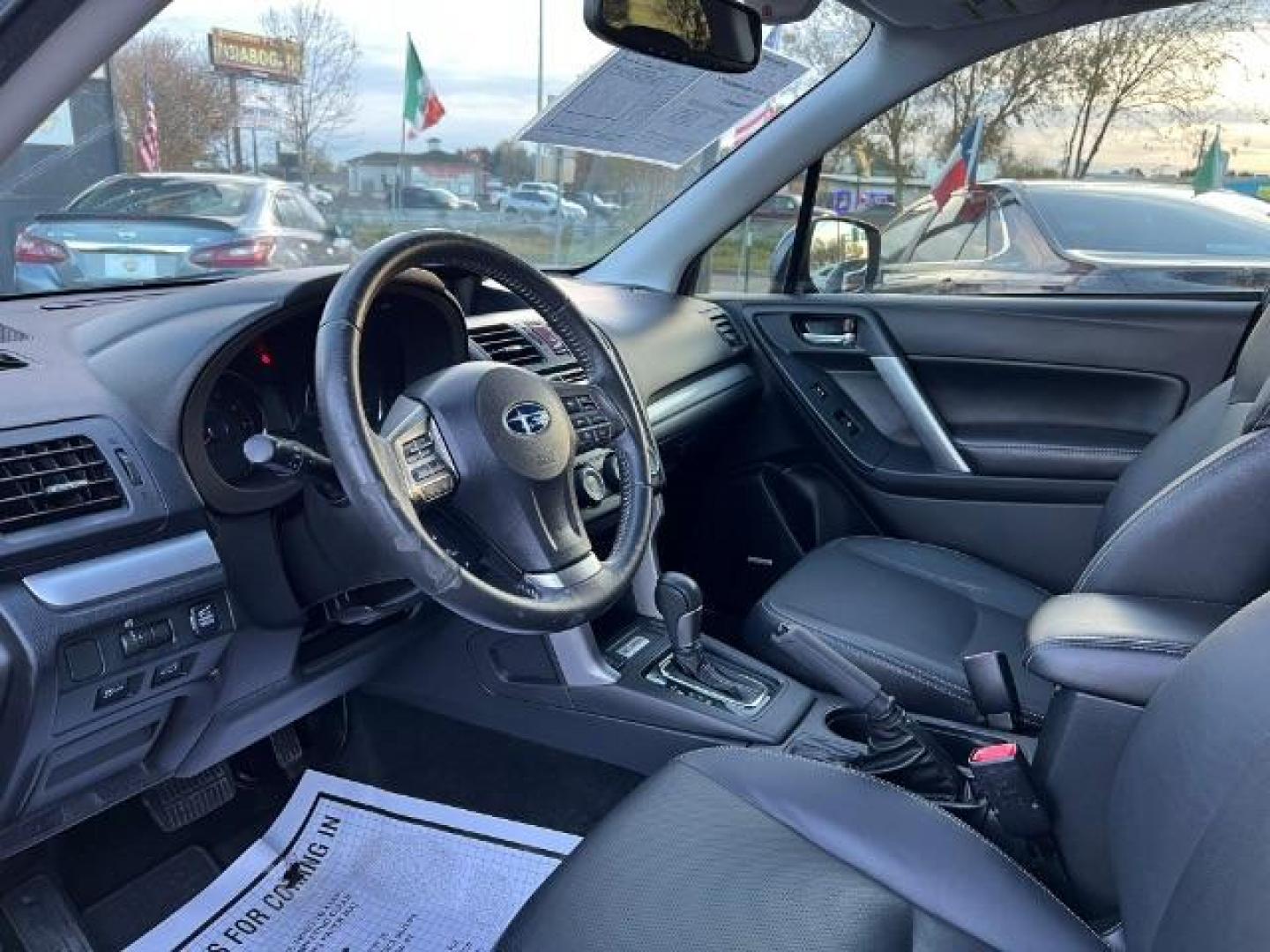 2015 Quartz Blue Pearl Subaru Forester 2.0XT Touring (JF2SJGWC3FH) with an 2.0L H4 SOHC 16V engine, Continuously Variable Transmission transmission, located at 7935 Gulf Freeway, Houston, 77017, (832) 266-1645, 29.684393, -95.275665 - Photo#8