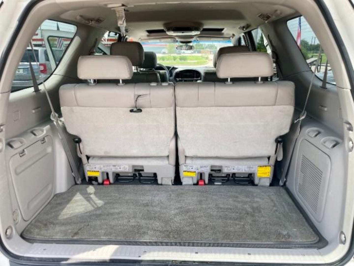 2007 Natural White /Light Charcoal Leather Interior Toyota Sequoia SR5 2WD (5TDZT34A57S) with an 4.7L V8 DOHC 32V engine, 5-Speed Automatic transmission, located at 4545 Spencer Hwy., Pasadena, 77504, (832) 266-1645, 29.666037, -95.173775 - Photo#14