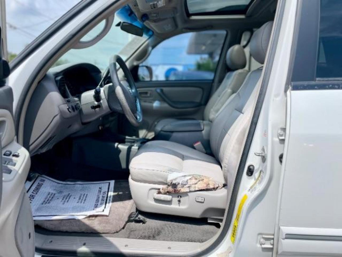 2007 Natural White /Light Charcoal Leather Interior Toyota Sequoia SR5 2WD (5TDZT34A57S) with an 4.7L V8 DOHC 32V engine, 5-Speed Automatic transmission, located at 4545 Spencer Hwy., Pasadena, 77504, (832) 266-1645, 29.666037, -95.173775 - Photo#7