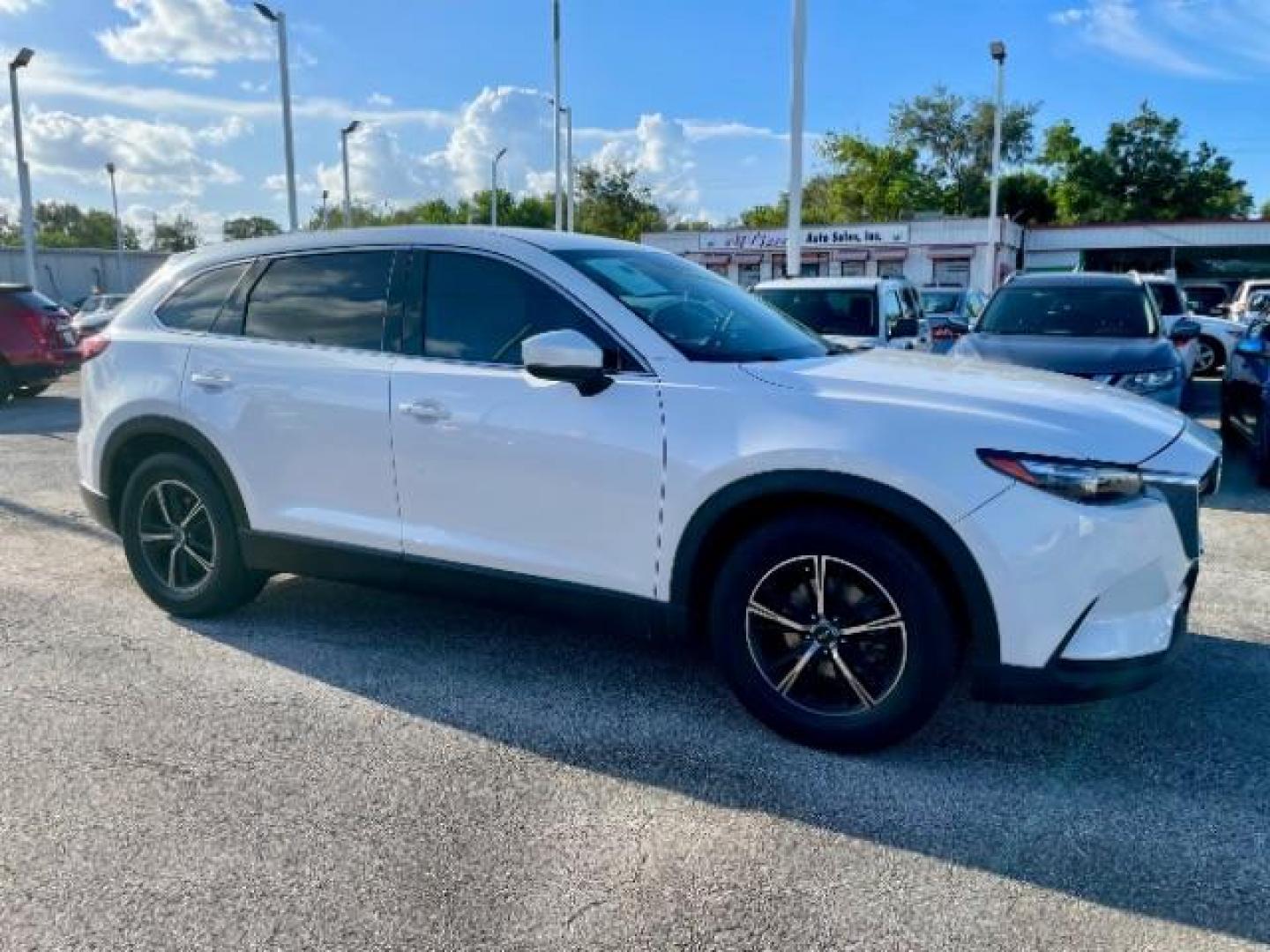2016 Snowflake White Pearl Mica /Sand, leather Mazda CX-9 Touring FWD (JM3TCACY9G0) with an 2.5L L4 DOHC 16V engine, 6-Speed Automatic transmission, located at 4545 Spencer Hwy., Pasadena, 77504, (832) 266-1645, 29.666037, -95.173775 - Photo#0