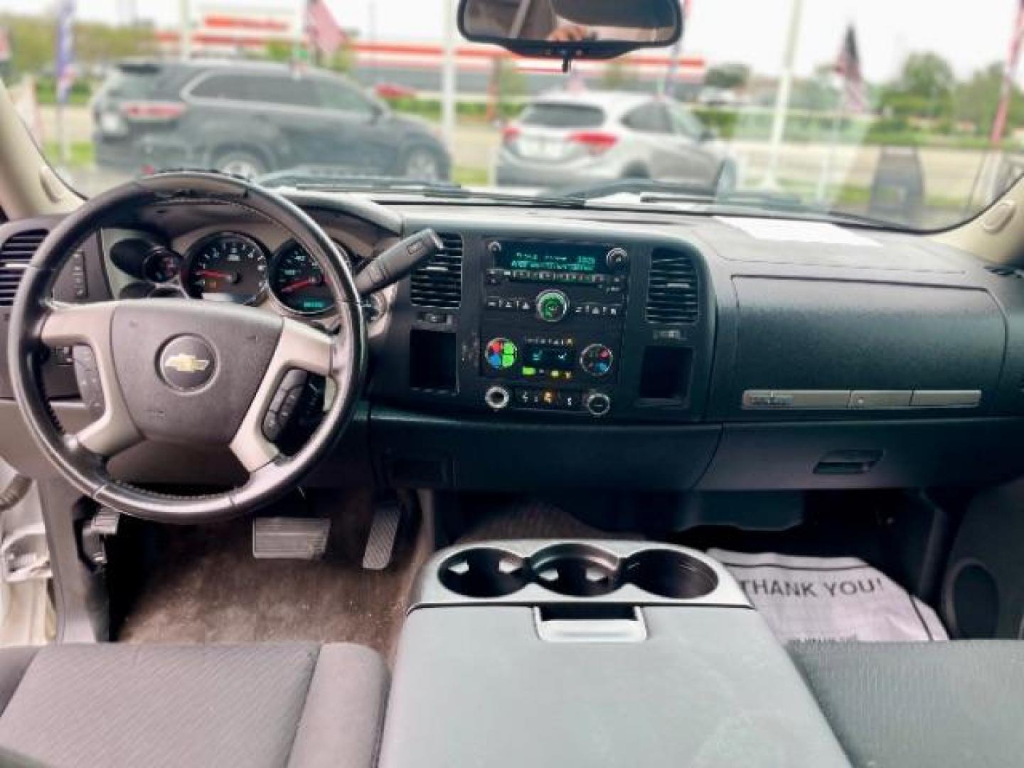 2013 Summit White /Ebony Cloth Interior Chevrolet Silverado 1500 LT Ext. Cab 2WD (1GCRCSE08DZ) with an 5.3L V8 OHV 16V FFV engine, located at 4545 Spencer Hwy., Pasadena, 77504, (832) 266-1645, 29.666037, -95.173775 - Photo#4