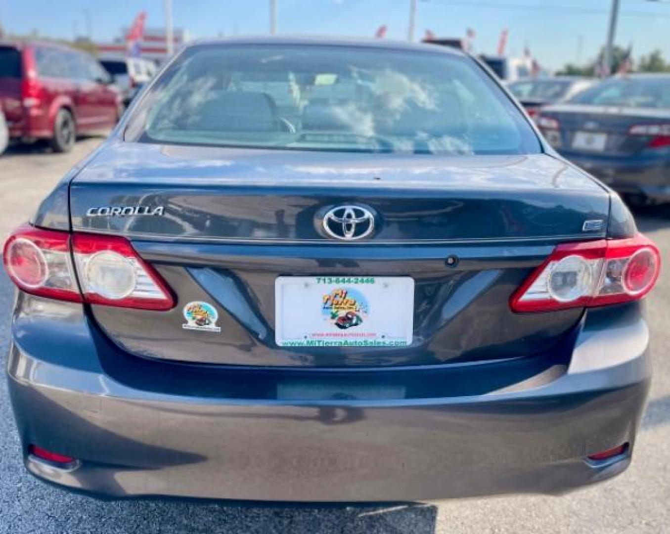 2013 Magnetic Gray Metallic Toyota Corolla LE 4-Speed AT (5YFBU4EE2DP) with an 1.8L L4 DOHC 16V engine, 4-Speed Automatic transmission, located at 4545 Spencer Hwy., Pasadena, 77504, (832) 266-1645, 29.666037, -95.173775 - Photo#3