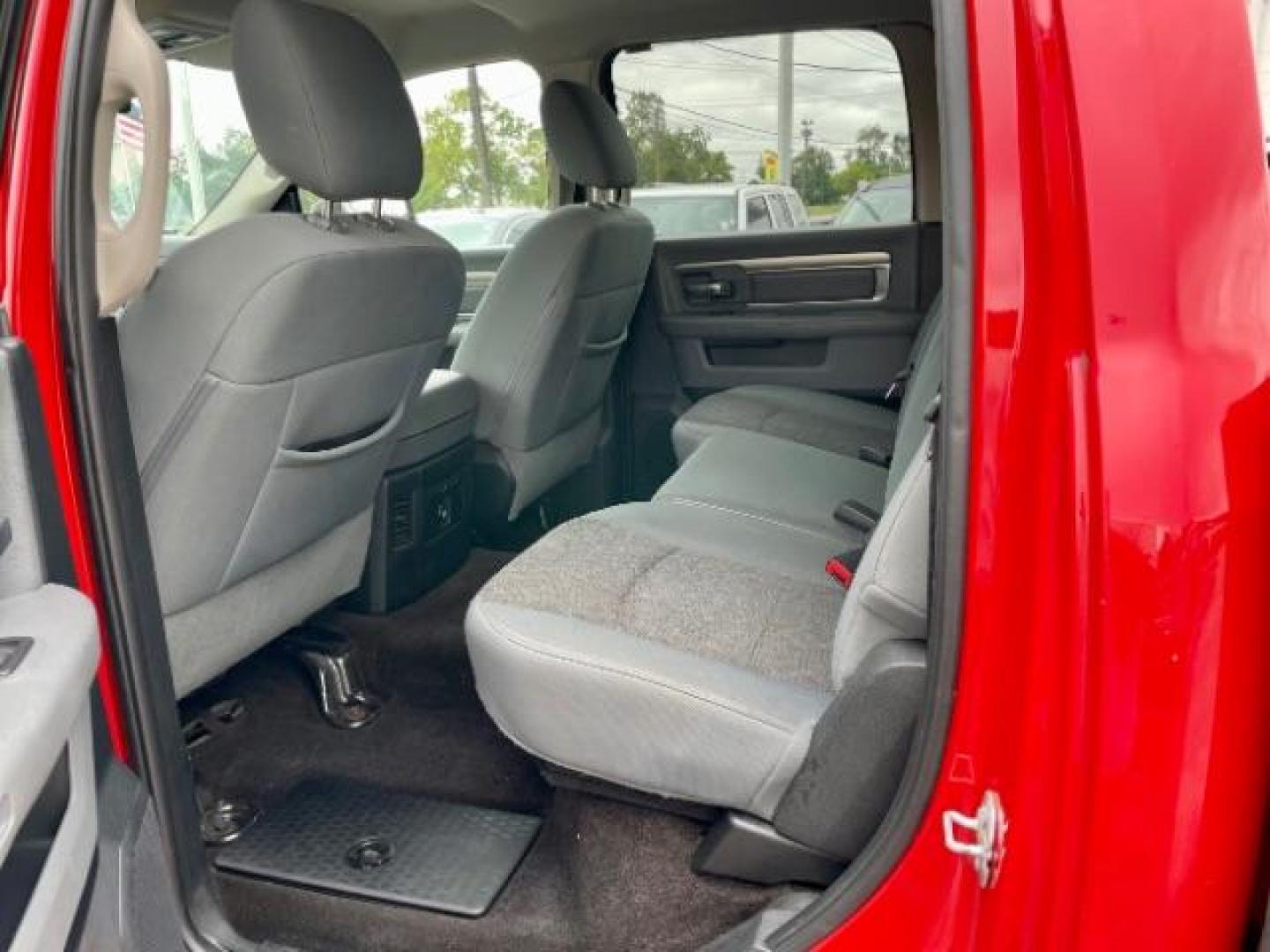 2017 Flame Red Clear Coat /Black/Diesel Gray, cloth RAM 1500 SLT Crew Cab SWB 4WD (1C6RR7LG4HS) with an 3.6L V6 DOHC 24V FFV engine, 8-Speed Automatic transmission, located at 4545 Spencer Hwy., Pasadena, 77504, (832) 266-1645, 29.666037, -95.173775 - Photo#7