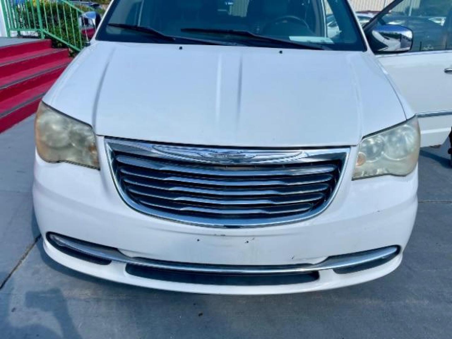 2011 Stone White /Dark Frost Beige/Med Chrysler Town and Country Touring-L (2A4RR8DG8BR) with an 3.6L V6 DOHC 24V engine, 6-Speed Automatic transmission, located at 4545 Spencer Hwy., Pasadena, 77504, (832) 266-1645, 29.666037, -95.173775 - Photo#1