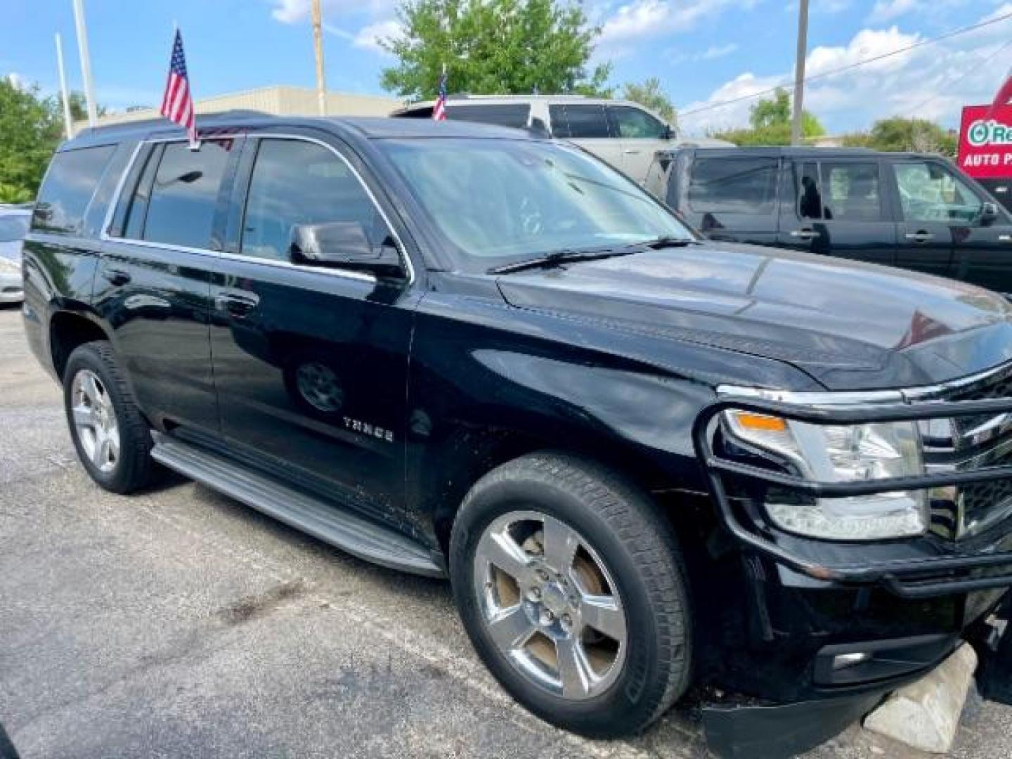 2017 Black Chevrolet Tahoe LT 2WD (1GNSCBKC2HR) with an 5.3L V8 OHV 16V engine, 6-Speed Automatic transmission, located at 4545 Spencer Hwy., Pasadena, 77504, (832) 266-1645, 29.666037, -95.173775 - Photo#3