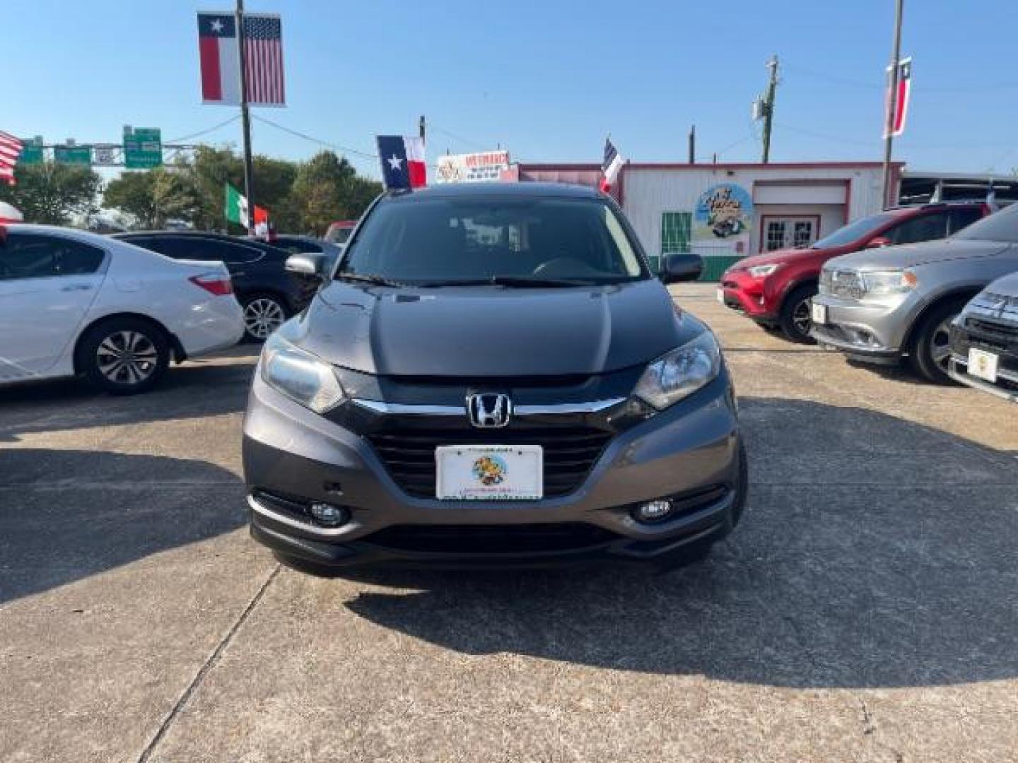 2016 Modern Steel Metallic Honda HR-V EX 2WD 6M (3CZRU5G57GM) with an 1.8L L4 DOHC 16V engine, 6-Speed Manual transmission, located at 7935 Gulf Freeway, Houston, 77017, (832) 266-1645, 29.684393, -95.275665 - Photo#1