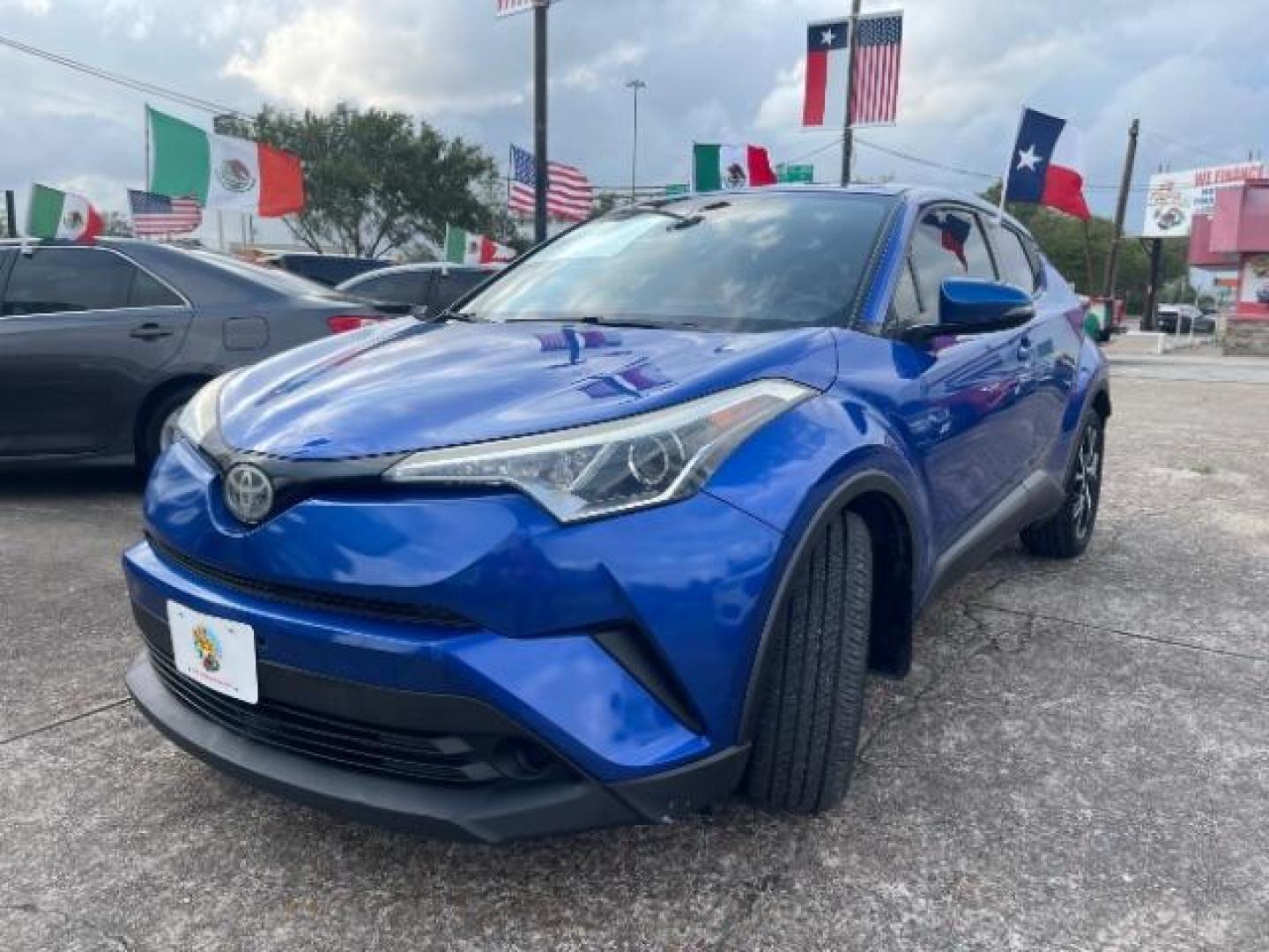 2018 BLUE Toyota C-HR XLE (NMTKHMBX5JR) with an 2.0L L4 DOHC 16V engine, Continuously Variable Transmission transmission, located at 7935 Gulf Freeway, Houston, 77017, (832) 266-1645, 29.684393, -95.275665 - Photo#2