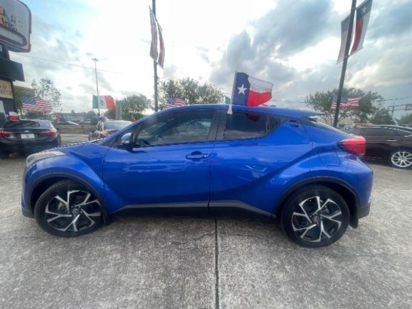 2018 BLUE Toyota C-HR XLE (NMTKHMBX5JR) with an 2.0L L4 DOHC 16V engine, Continuously Variable Transmission transmission, located at 7935 Gulf Freeway, Houston, 77017, (832) 266-1645, 29.684393, -95.275665 - Photo#3
