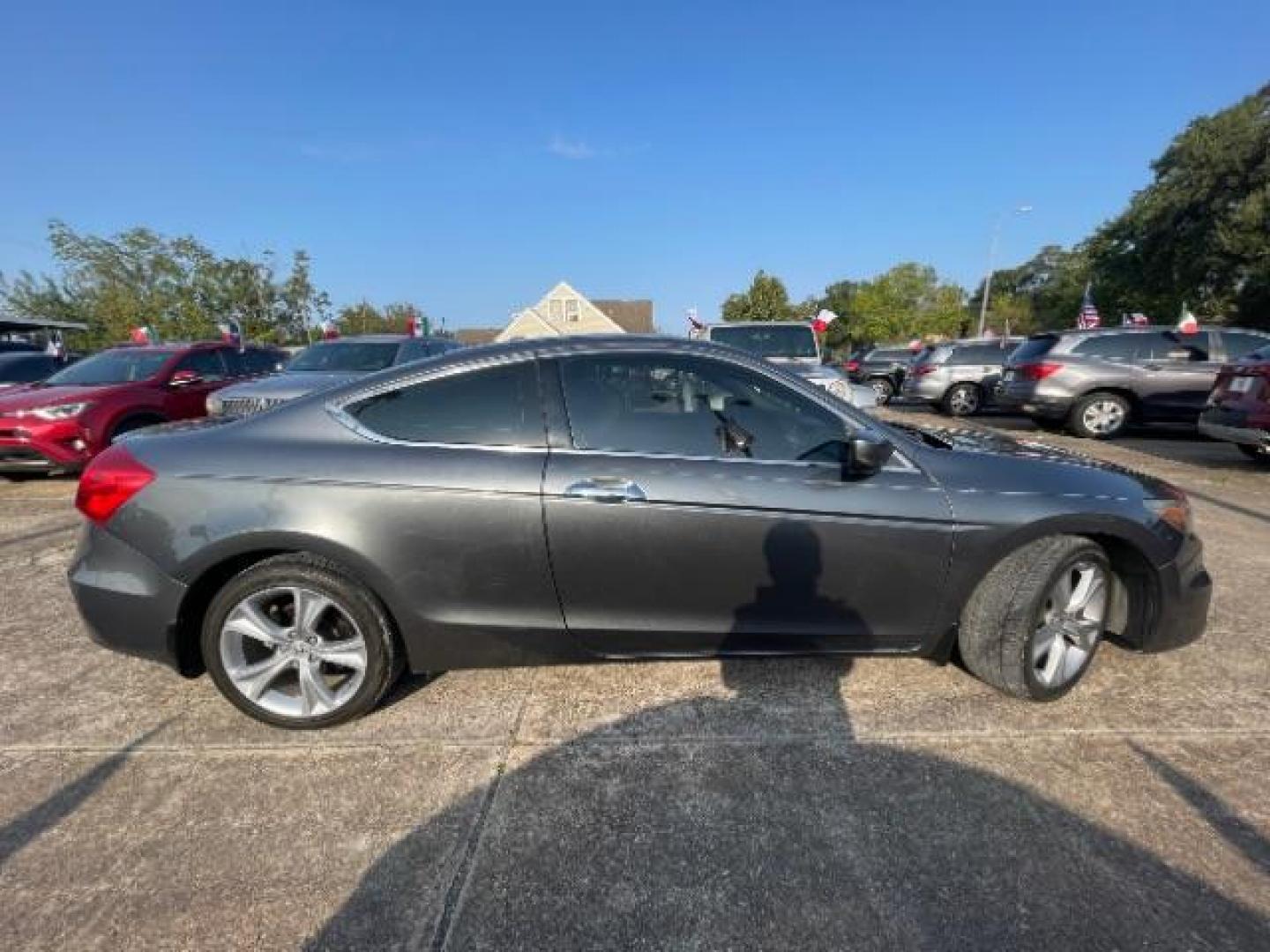 2012 Polished Metal Metallic Honda Accord EX-L V6 Coupe AT (1HGCS2B8XCA) with an 3.5L V6 SOHC 24V engine, 5-Speed Automatic transmission, located at 7935 Gulf Freeway, Houston, 77017, (832) 266-1645, 29.684393, -95.275665 - Photo#7
