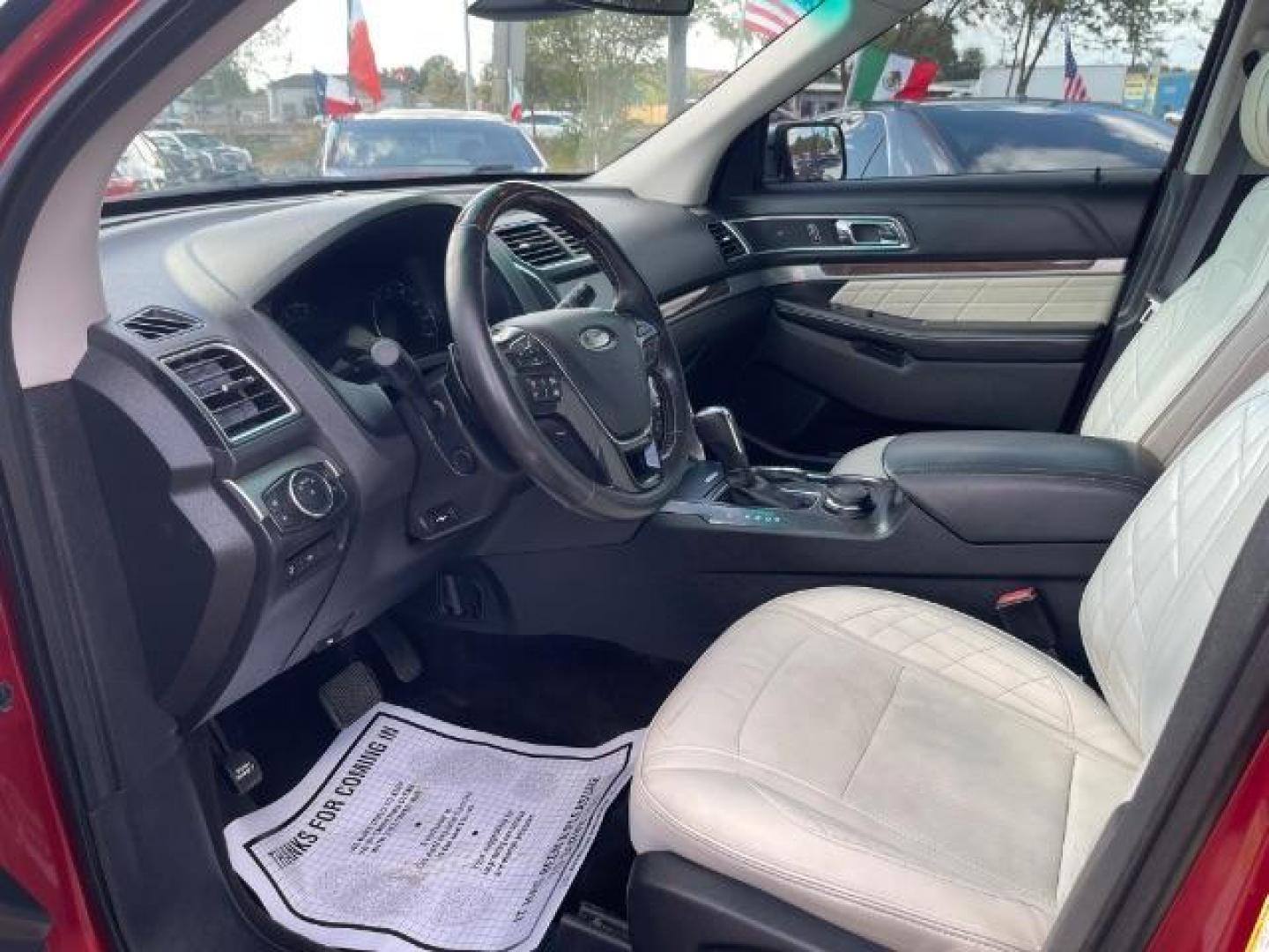 2016 Ruby Red Metallic Tinted Clearcoat Ford Explorer Platinum AWD (1FM5K8HT0GG) with an 3.5L V6 DOHC 24V engine, 6-Speed Automatic transmission, located at 7935 Gulf Freeway, Houston, 77017, (832) 266-1645, 29.684393, -95.275665 - Photo#8