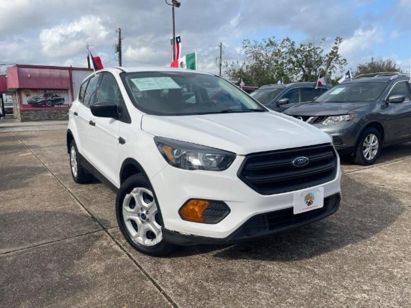 2019 Oxford White Ford Escape S FWD (1FMCU0F7XKU) with an 2.5L L4 DOHC 16V engine, 6-Speed Automatic transmission, located at 7935 Gulf Freeway, Houston, 77017, (832) 266-1645, 29.684393, -95.275665 - Photo#0