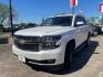 2018 Summit White Chevrolet Tahoe LT 2WD (1GNSCBKC8JR) with an 5.3L V8 OHV 16V engine, 6-Speed Automatic transmission, located at 7935 Gulf Freeway, Houston, 77017, (832) 266-1645, 29.684393, -95.275665 - Photo#2