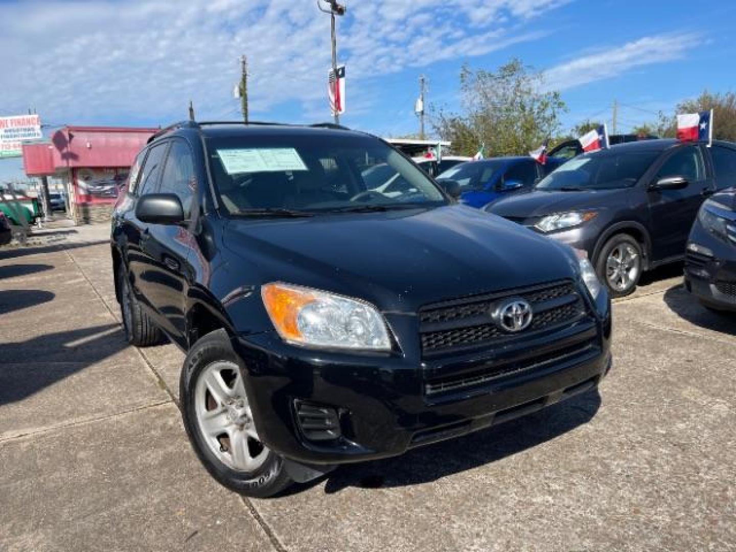 2010 Black Toyota RAV4 Base I4 2WD (2T3ZF4DV9AW) with an 2.4L L4 DOHC 16V engine, 4-Speed Automatic transmission, located at 7935 Gulf Freeway, Houston, 77017, (832) 266-1645, 29.684393, -95.275665 - Photo#0