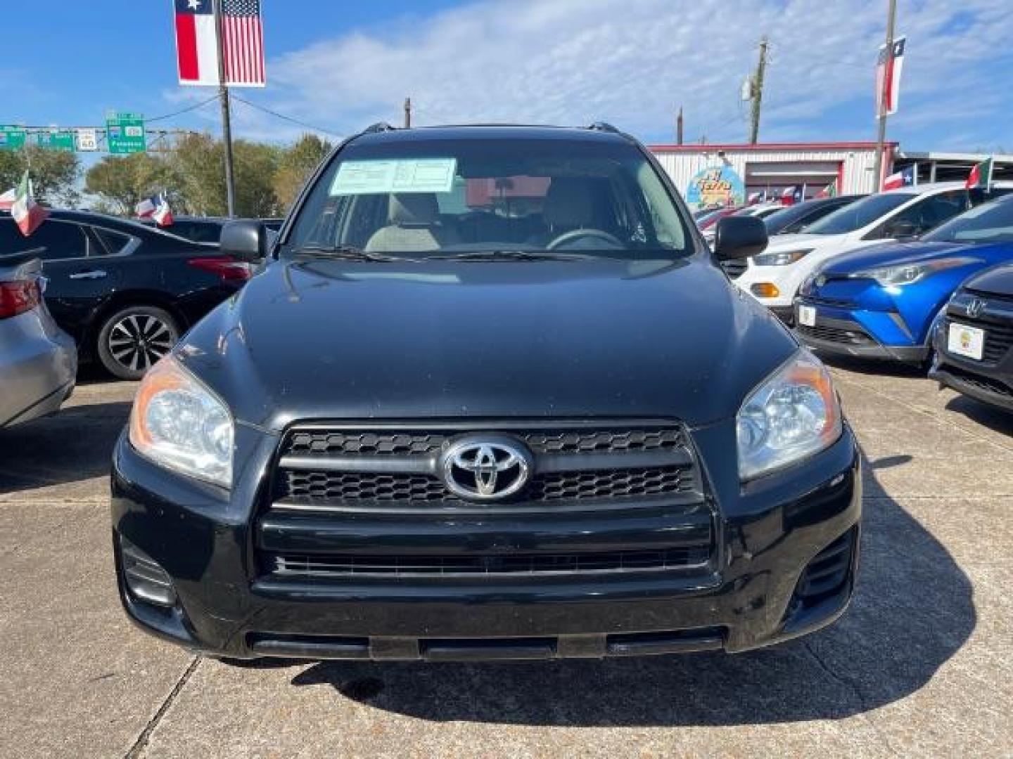 2010 Black Toyota RAV4 Base I4 2WD (2T3ZF4DV9AW) with an 2.4L L4 DOHC 16V engine, 4-Speed Automatic transmission, located at 7935 Gulf Freeway, Houston, 77017, (832) 266-1645, 29.684393, -95.275665 - Photo#1