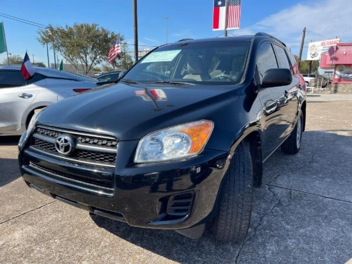 2010 Black Toyota RAV4 Base I4 2WD (2T3ZF4DV9AW) with an 2.4L L4 DOHC 16V engine, 4-Speed Automatic transmission, located at 7935 Gulf Freeway, Houston, 77017, (832) 266-1645, 29.684393, -95.275665 - Photo#2