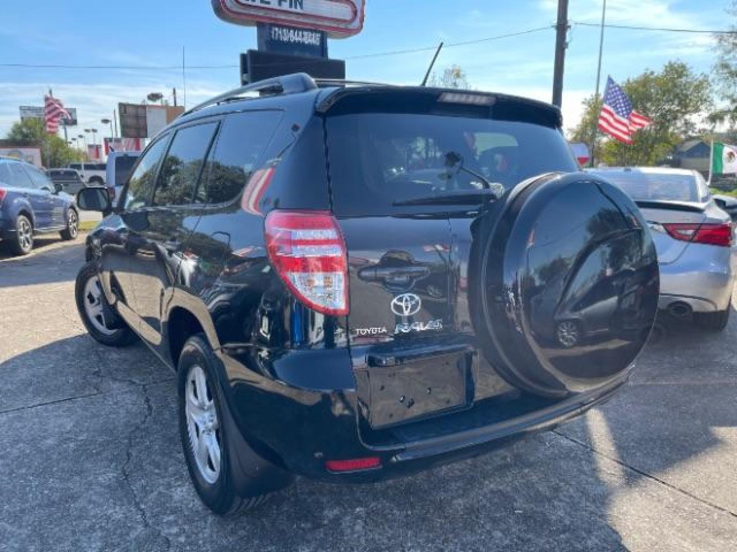2010 Black Toyota RAV4 Base I4 2WD (2T3ZF4DV9AW) with an 2.4L L4 DOHC 16V engine, 4-Speed Automatic transmission, located at 7935 Gulf Freeway, Houston, 77017, (832) 266-1645, 29.684393, -95.275665 - Photo#4