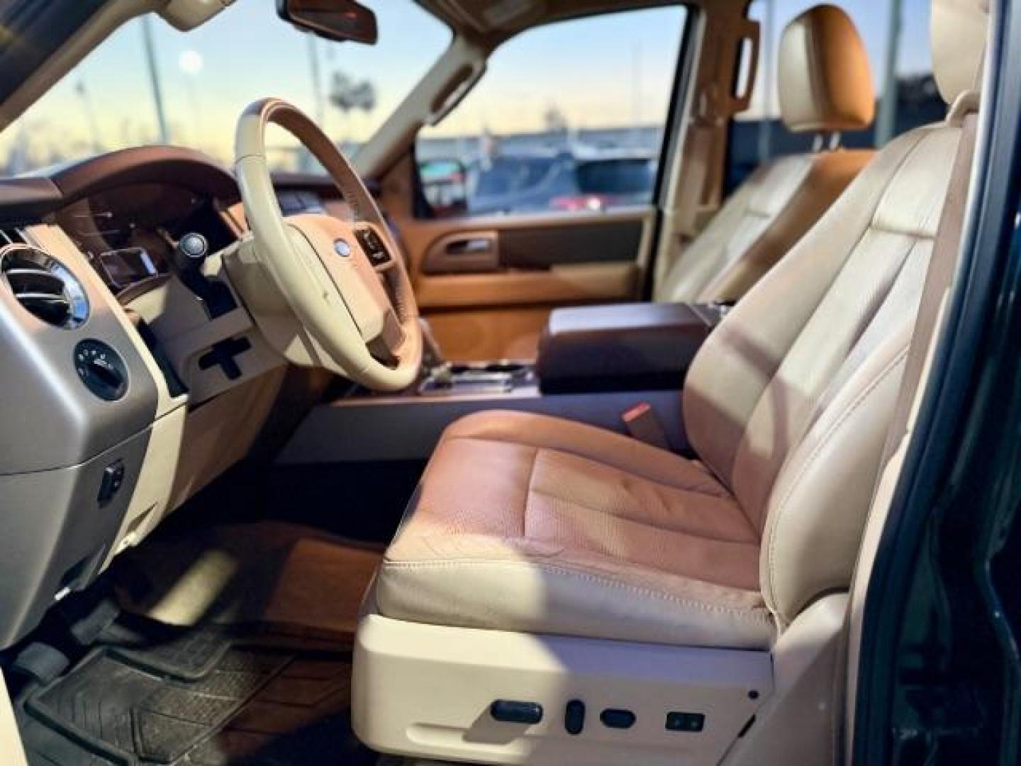 2014 Green Gem Metallic Ford Expedition King Ranch 2WD (1FMJU1H56EE) with an 5.4L V8 SOHC 16V FFV engine, 6-Speed Automatic transmission, located at 4545 Spencer Hwy., Pasadena, 77504, (832) 266-1645, 29.666037, -95.173775 - Photo#10