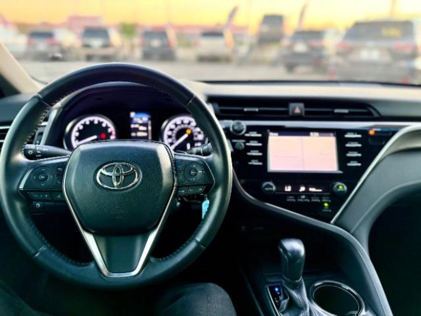2018 Celestial Silver Met /Black, leatherette/c Toyota Camry SE (JTNB11HK0J3) with an 2.5L L4 DOHC 16V engine, 8-Speed Automatic transmission, located at 4545 Spencer Hwy., Pasadena, 77504, (832) 266-1645, 29.666037, -95.173775 - Photo#6