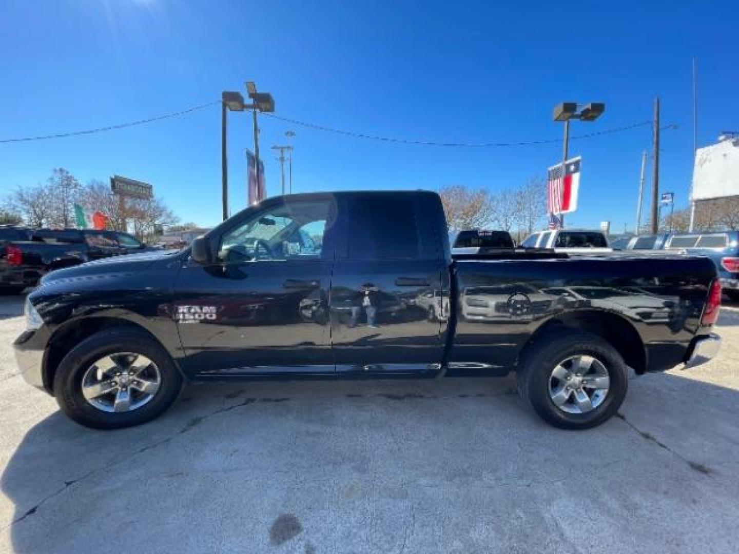 2019 Diamond Black Crystal Pearlcoat RAM 1500 Classic Tradesman Quad Cab 2WD (1C6RR6FG3KS) with an 3.6L V6 DOHC 24V FFV engine, 8-Speed Automatic transmission, located at 7935 Gulf Freeway, Houston, 77017, (832) 266-1645, 29.684393, -95.275665 - Photo#2