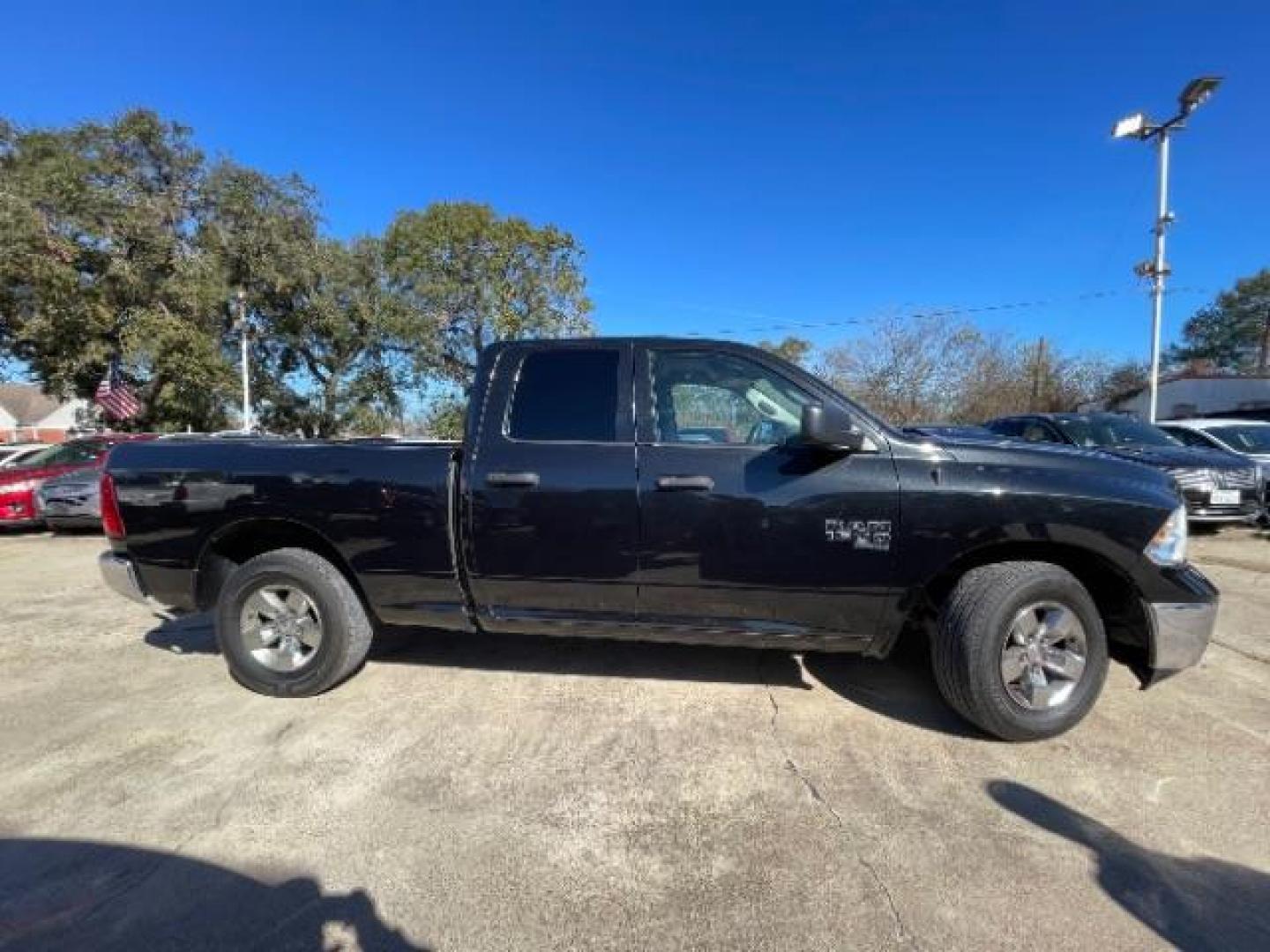 2019 Diamond Black Crystal Pearlcoat RAM 1500 Classic Tradesman Quad Cab 2WD (1C6RR6FG3KS) with an 3.6L V6 DOHC 24V FFV engine, 8-Speed Automatic transmission, located at 7935 Gulf Freeway, Houston, 77017, (832) 266-1645, 29.684393, -95.275665 - Photo#7