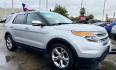 2014 Ingot Silver Metalli /Charcoal Black Ford Explorer Limited 4WD (1FM5K8F83EG) with an 3.5L V6 DOHC 24V engine, 6-Speed Automatic transmission, located at 4545 Spencer Hwy., Pasadena, 77504, (832) 266-1645, 29.666037, -95.173775 - Photo#2