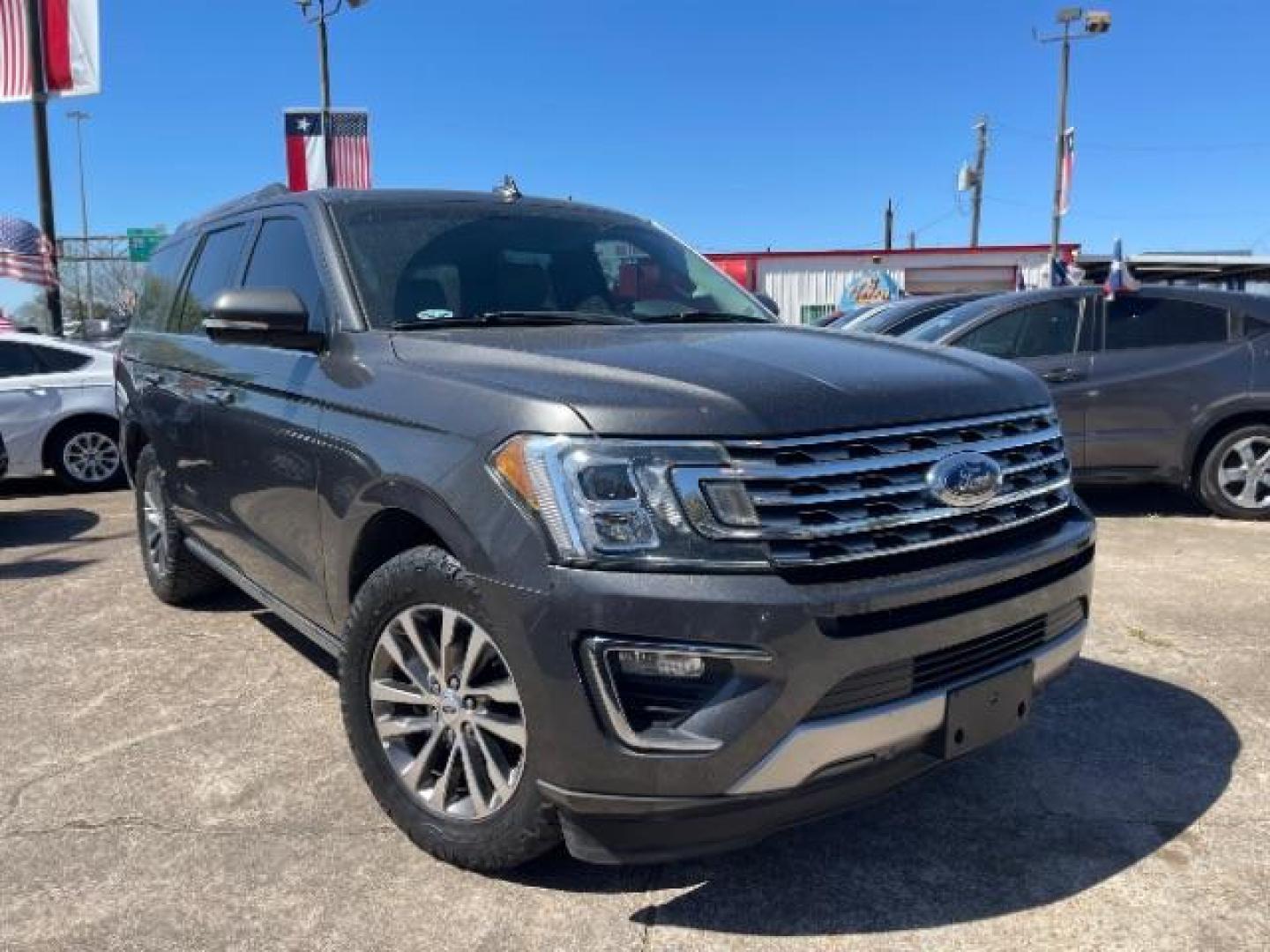 2018 Magnetic Metallic Ford Expedition Limited (1FMJU1KT1JE) with an EcoBoost 3.5L V-6 gasoline direct injection engine, AUTO. 6 SPD transmission, located at 7935 Gulf Freeway, Houston, 77017, (832) 266-1645, 29.684393, -95.275665 - Photo#2