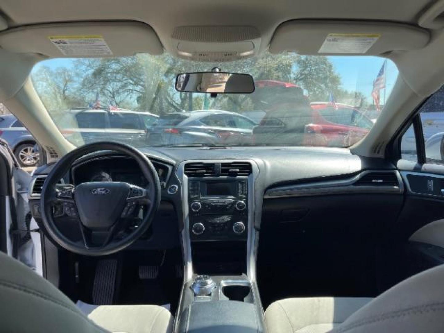 2018 Oxford White Ford Fusion S (3FA6P0G7XJR) with an Duratec 2.5L I-4 DOHC engine, AUTO. 6-SPD transmission, located at 7935 Gulf Freeway, Houston, 77017, (832) 266-1645, 29.684393, -95.275665 - Photo#10