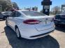 2018 Oxford White Ford Fusion S (3FA6P0G7XJR) with an Duratec 2.5L I-4 DOHC engine, AUTO. 6-SPD transmission, located at 7935 Gulf Freeway, Houston, 77017, (832) 266-1645, 29.684393, -95.275665 - Photo#4