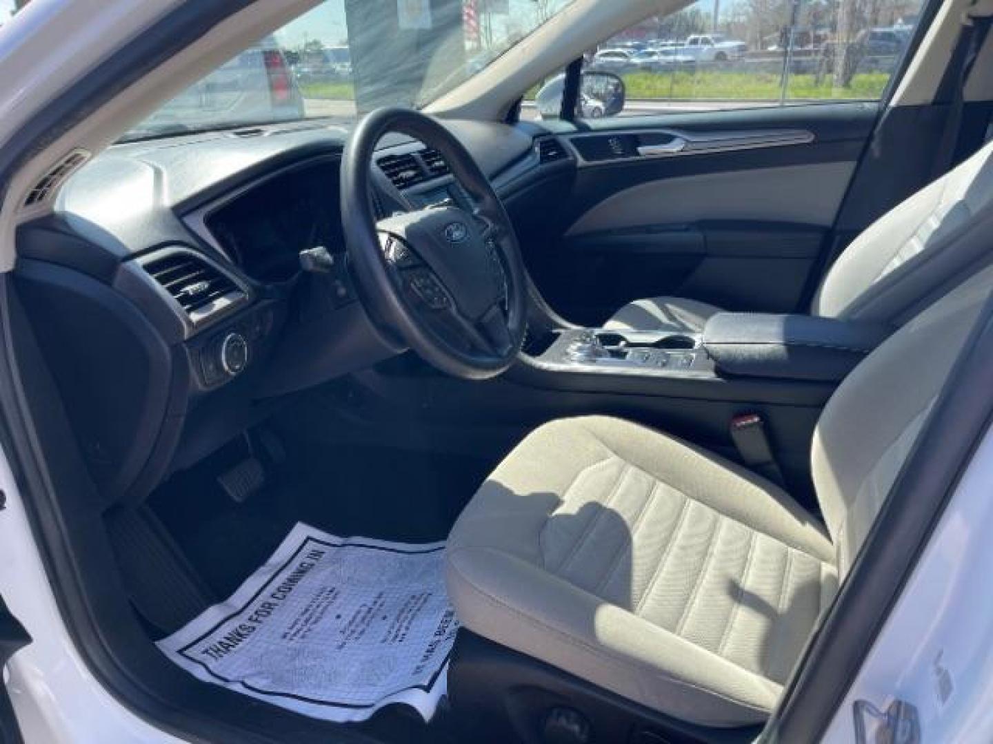 2018 Oxford White Ford Fusion S (3FA6P0G7XJR) with an Duratec 2.5L I-4 DOHC engine, AUTO. 6-SPD transmission, located at 7935 Gulf Freeway, Houston, 77017, (832) 266-1645, 29.684393, -95.275665 - Photo#8