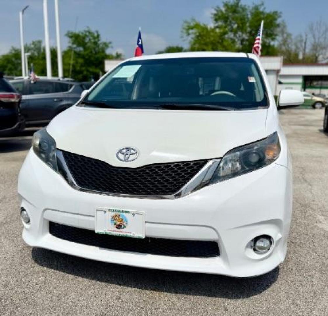 2014 Super White /Light Gray Toyota Sienna FWD 7-Passenger V6 (5TDXK3DC4ES) with an 3.5L V6 EFI DOHC 24V engine, 5-Speed Automatic transmission, located at 4545 Spencer Hwy., Pasadena, 77504, (832) 266-1645, 29.666037, -95.173775 - Photo#0