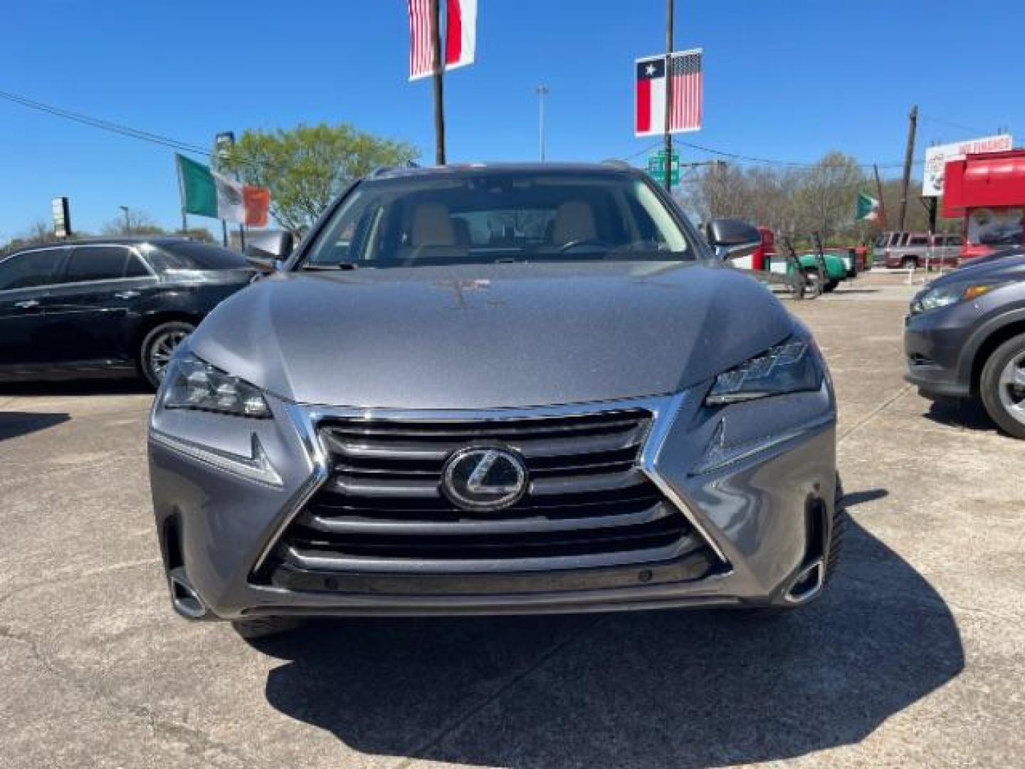 2015 Nebula Gray Pearl Lexus NX 200t Sport Utility 4D (JTJBARBZ7F2) with an 2L I-4 port/direct injection engine, located at 7935 Gulf Freeway, Houston, 77017, (832) 266-1645, 29.684393, -95.275665 - Photo#1