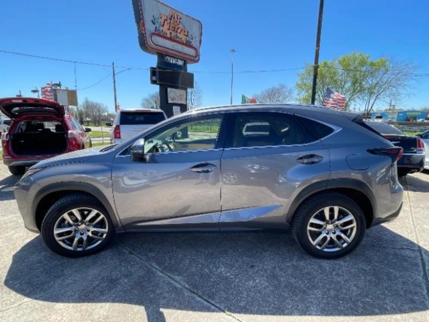 2015 Nebula Gray Pearl Lexus NX 200t Sport Utility 4D (JTJBARBZ7F2) with an 2L I-4 port/direct injection engine, located at 7935 Gulf Freeway, Houston, 77017, (832) 266-1645, 29.684393, -95.275665 - Photo#3