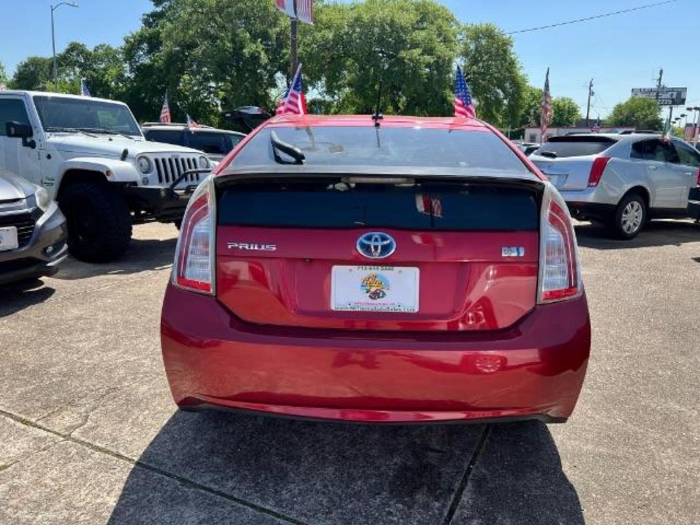 2015 Barcelona Red Metallic Toyota Prius Three (JTDKN3DU8F1) with an 1.8L I-4 DOHC engine, located at 7935 Gulf Freeway, Houston, 77017, (832) 266-1645, 29.684393, -95.275665 - Photo#5
