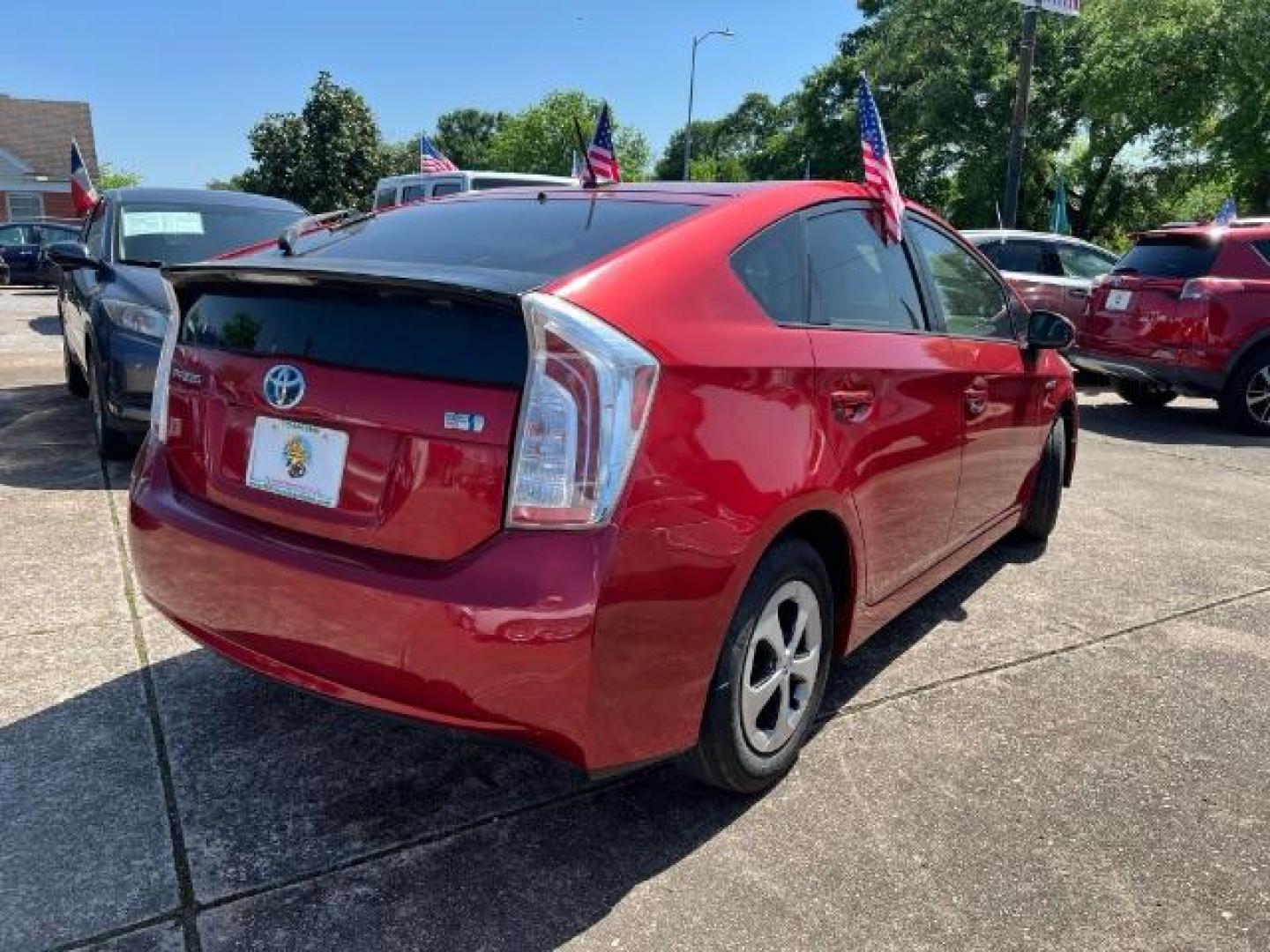 2015 Barcelona Red Metallic Toyota Prius Three (JTDKN3DU8F1) with an 1.8L I-4 DOHC engine, located at 7935 Gulf Freeway, Houston, 77017, (832) 266-1645, 29.684393, -95.275665 - Photo#6