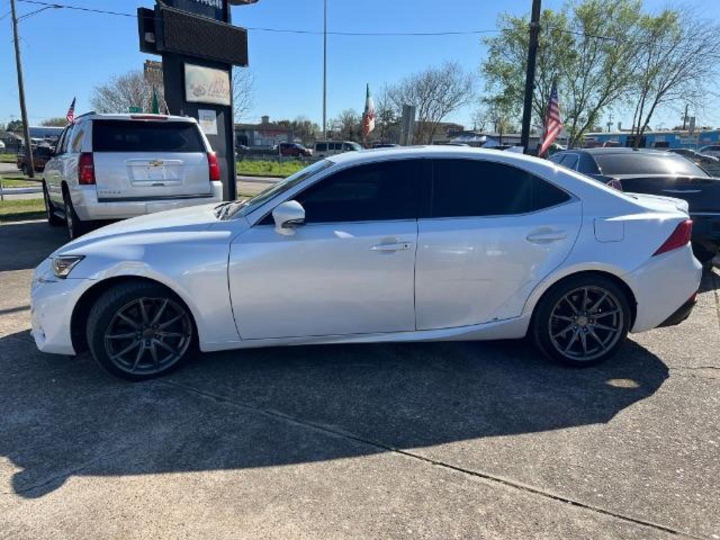 2017 Eminent White Pearl Lexus IS 200T (JTHBA1D27H5) with an 4-Cyl, Turbo, 2.0 Liter engine, Automatic, 8-Spd transmission, located at 7935 Gulf Freeway, Houston, 77017, (832) 266-1645, 29.684393, -95.275665 - Photo#3