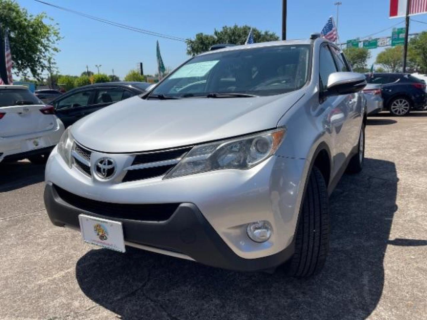 2014 Classic Silver Metallic Toyota RAV4 XLE (2T3WFREV1EW) with an 2.5L I-4 DOHC engine, located at 7935 Gulf Freeway, Houston, 77017, (832) 266-1645, 29.684393, -95.275665 - Photo#2
