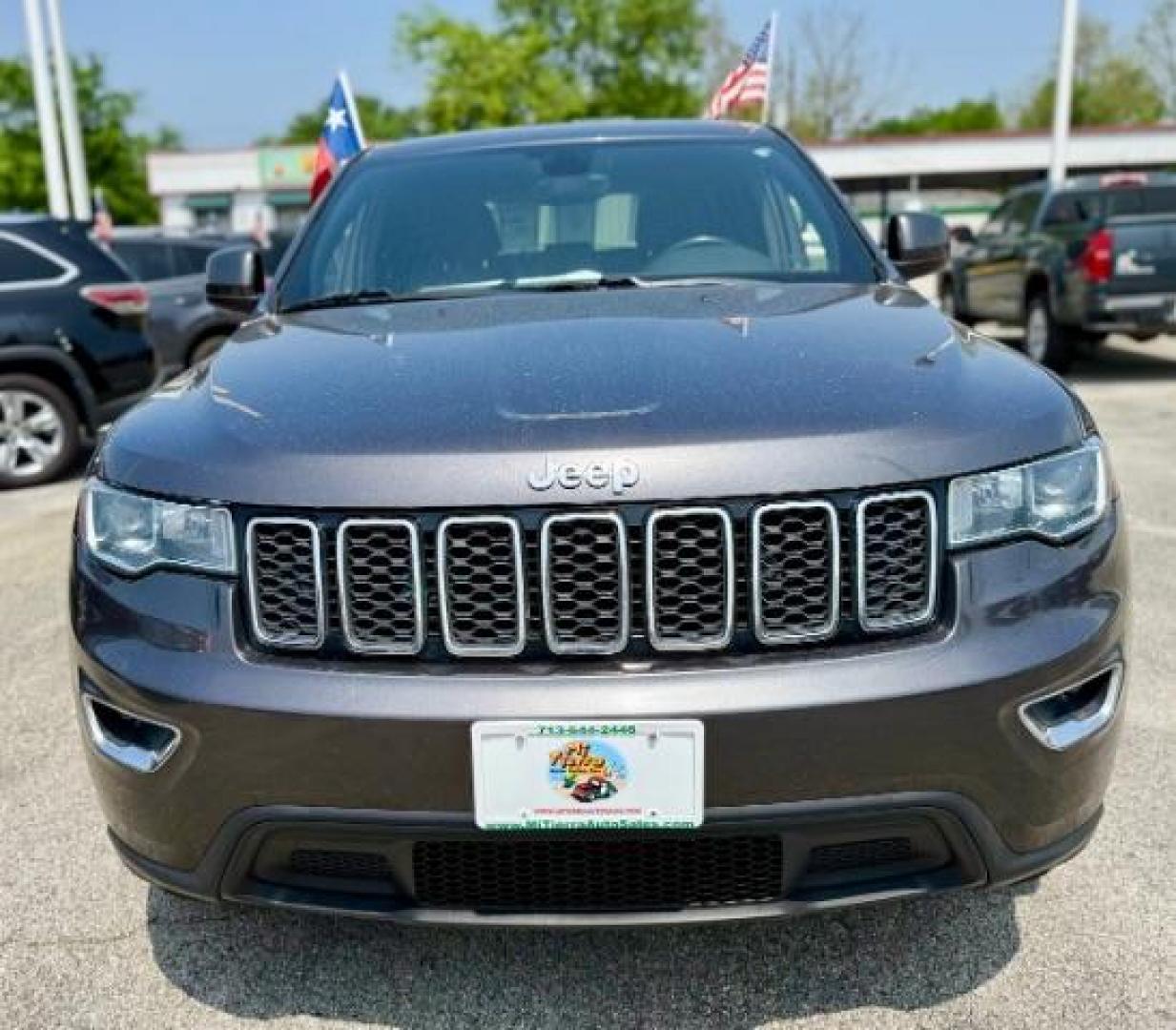 2017 Granite Crystal Metallic Clearcoat /Black Jeep Grand Cherokee Laredo 4x2 (1C4RJEAG8HC) with an Pentastar 3.6L V-6 DOHC engine, located at 4545 Spencer Hwy., Pasadena, 77504, (832) 266-1645, 29.666037, -95.173775 - Photo#2