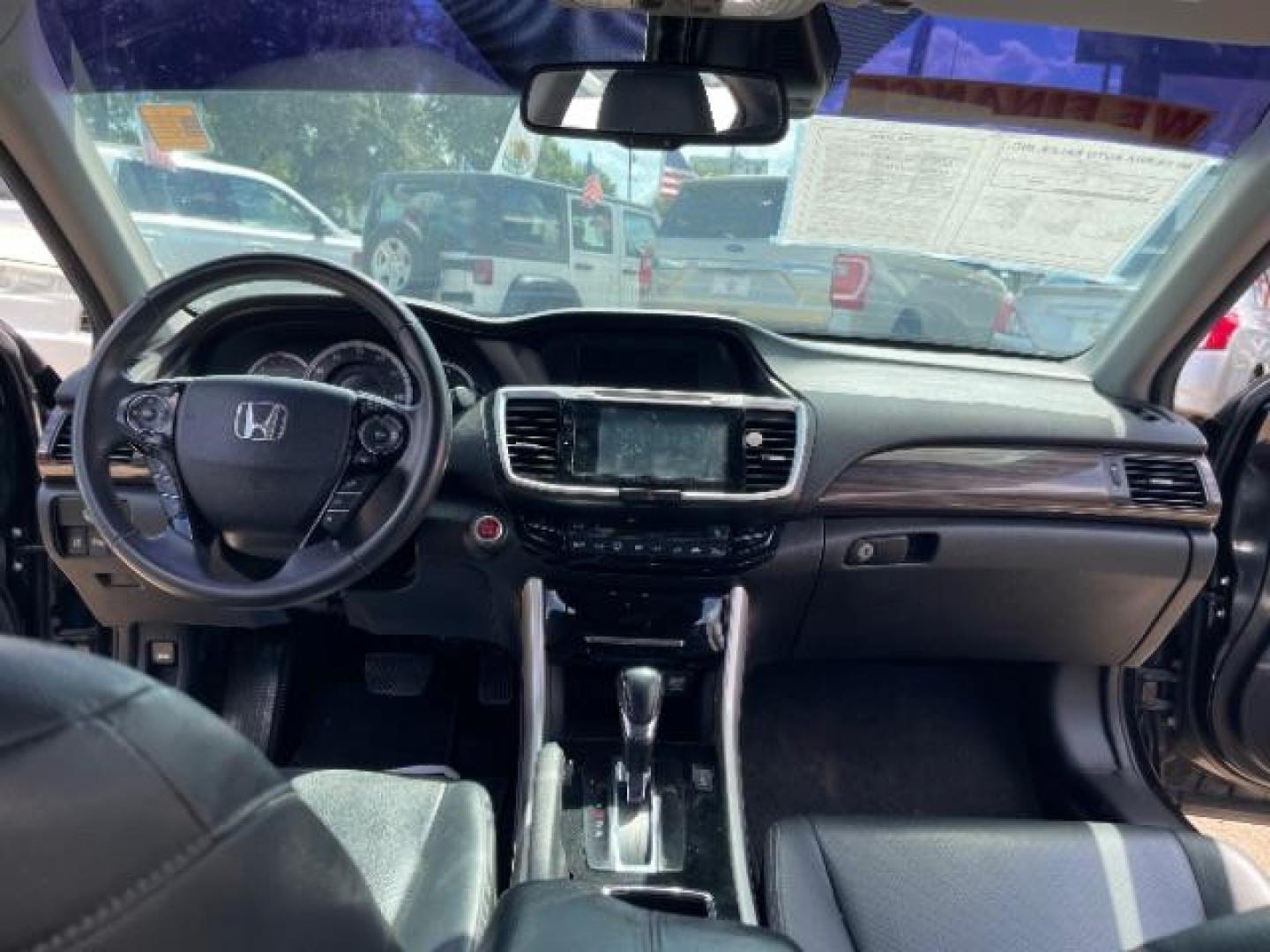 2016 Crystal Black Pearl /Black Honda Accord Touring (1HGCR3F97GA) with an 3.5L V-6 i-VTEC variable valve control engine, located at 7935 Gulf Freeway, Houston, 77017, (832) 266-1645, 29.684393, -95.275665 - Photo#8