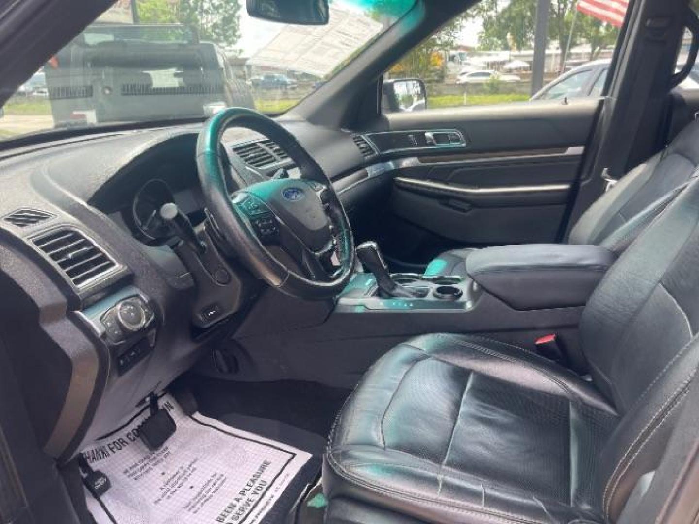 2017 Shadow Black Ford Explorer Limited (1FM5K7FH5HG) with an 3.5L V-6 DOHC engine, located at 7935 Gulf Freeway, Houston, 77017, (832) 266-1645, 29.684393, -95.275665 - Photo#8