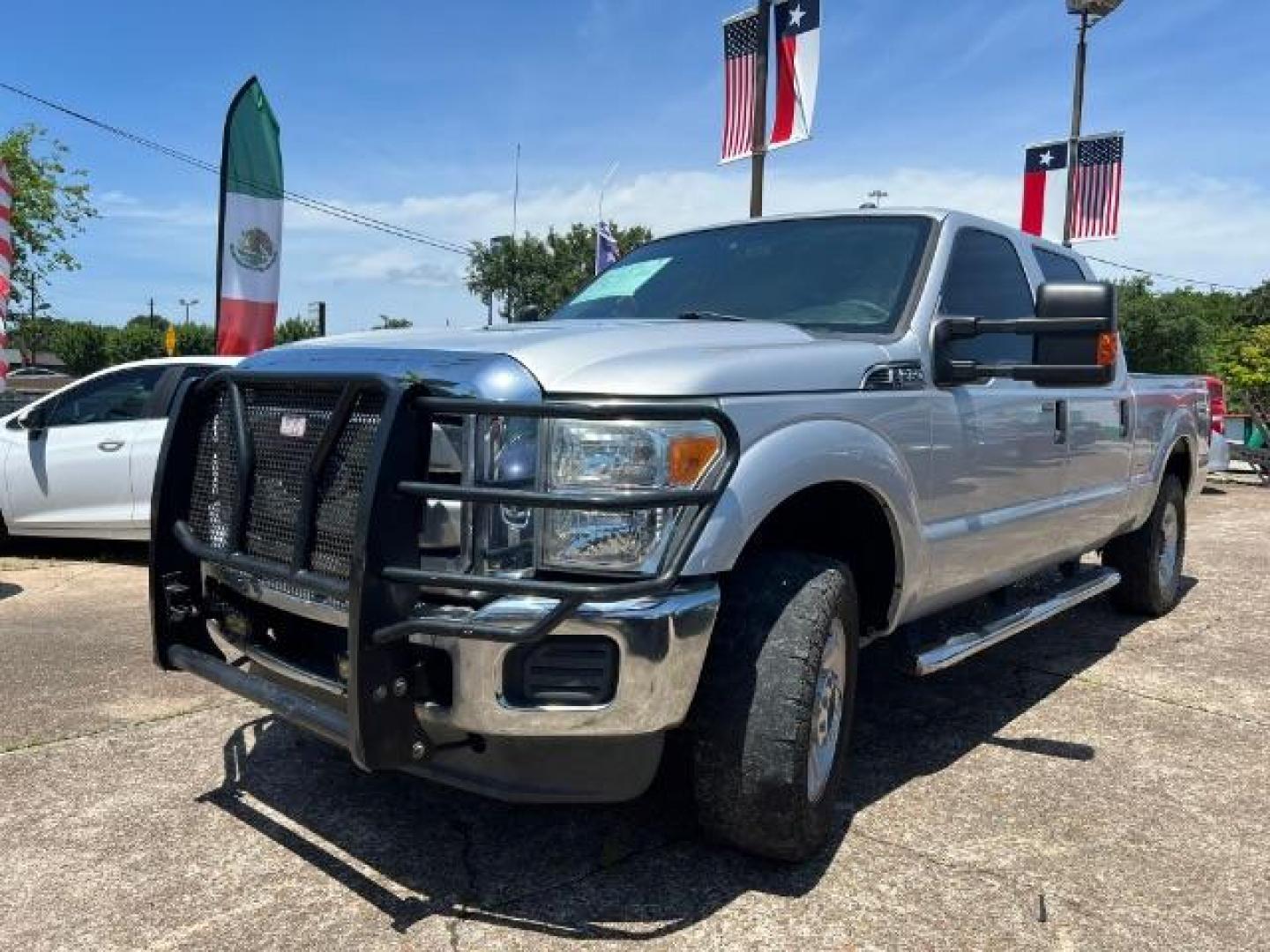 2015 Ingot Silver Metallic Ford F-250 SD XLT Crew Cab 4WD (1FT7W2B68FE) with an 6.2L V8 OHV 16V engine, 6-Speed Automatic transmission, located at 7935 Gulf Freeway, Houston, 77017, (832) 266-1645, 29.684393, -95.275665 - Photo#2