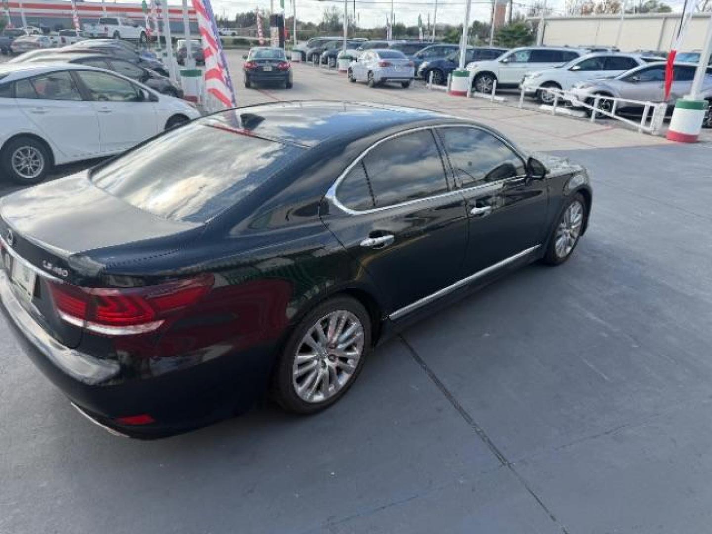 2014 BLACK /BLACK Lexus LS 460 LS460 (JTHBL5EFXE5) , located at 4545 Spencer Hwy., Pasadena, 77504, (832) 266-1645, 29.666037, -95.173775 - Photo#2