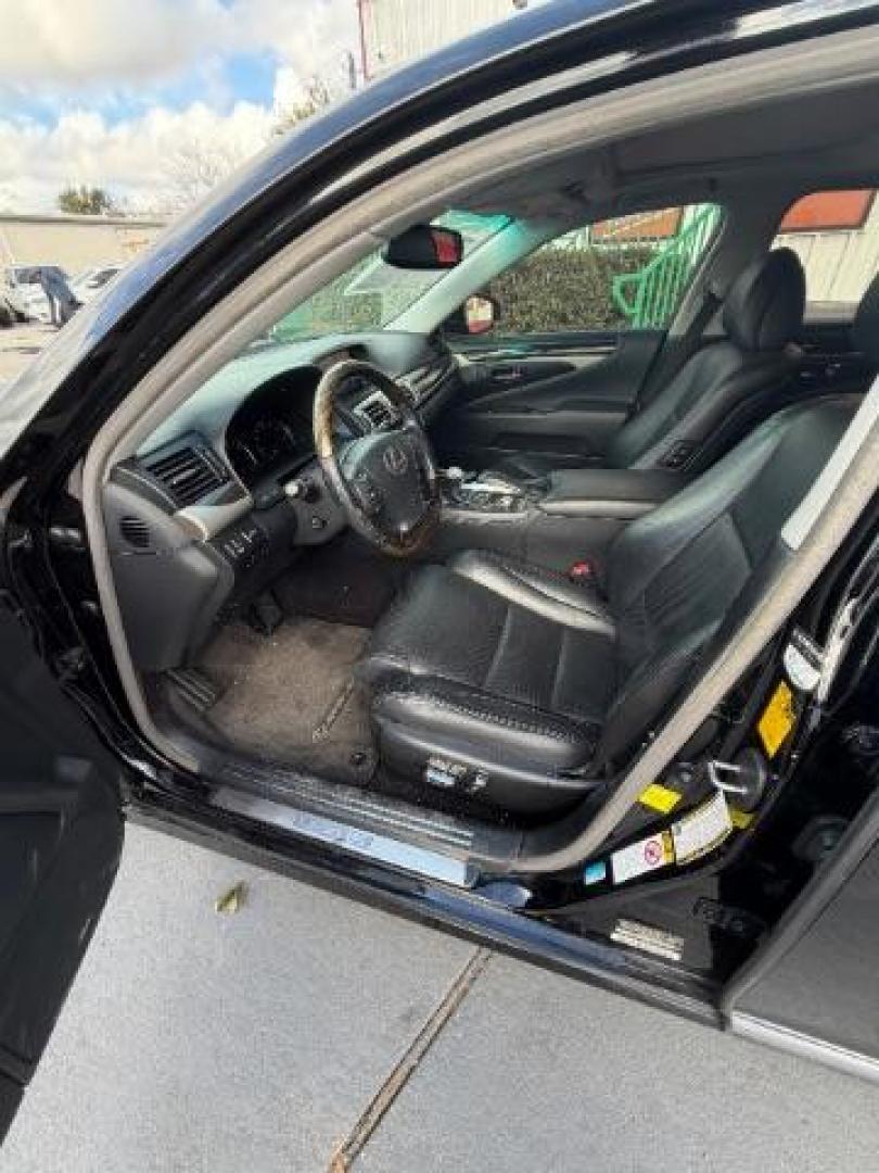 2014 BLACK /BLACK Lexus LS 460 LS460 (JTHBL5EFXE5) , located at 4545 Spencer Hwy., Pasadena, 77504, (832) 266-1645, 29.666037, -95.173775 - Photo#7