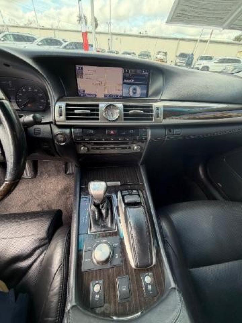 2014 BLACK /BLACK Lexus LS 460 LS460 (JTHBL5EFXE5) , located at 4545 Spencer Hwy., Pasadena, 77504, (832) 266-1645, 29.666037, -95.173775 - Photo#9