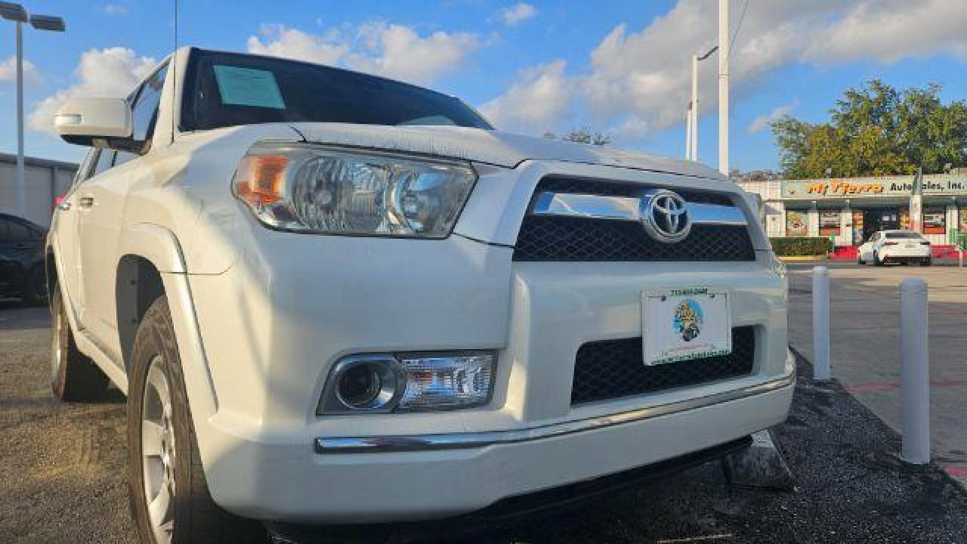 2010 Blizzard Pearl /Sand Beige Toyota 4Runner SR5 V6 | Limited V6 (JTEZU5JR5A5) with an 4L V-6 DOHC engine, located at 4545 Spencer Hwy., Pasadena, 77504, (832) 266-1645, 29.666037, -95.173775 - Photo#13