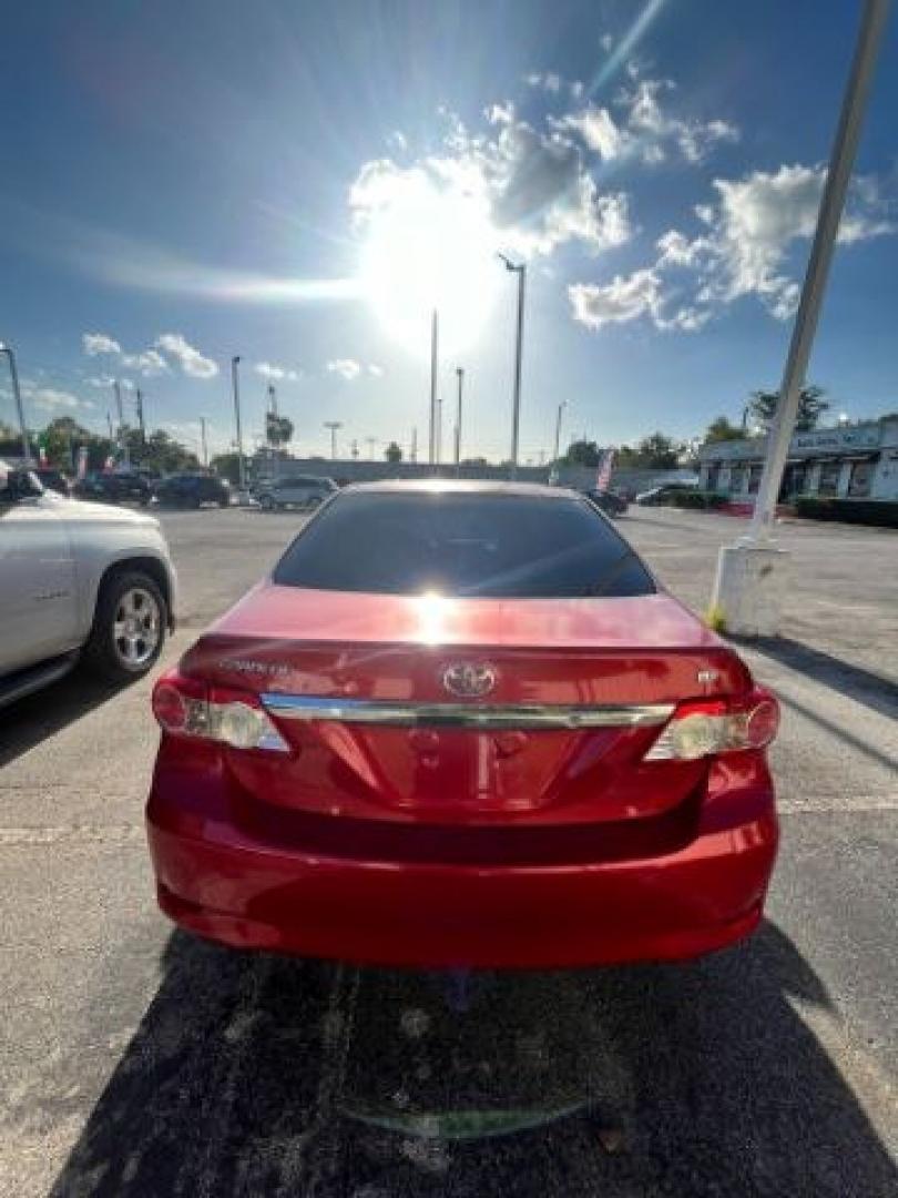 2013 Barcelona Red Metall /Ash Toyota Corolla LE (5YFBU4EE6DP) with an 1.8L I-4 DOHC engine, located at 4545 Spencer Hwy., Pasadena, 77504, (832) 266-1645, 29.666037, -95.173775- Photo#5