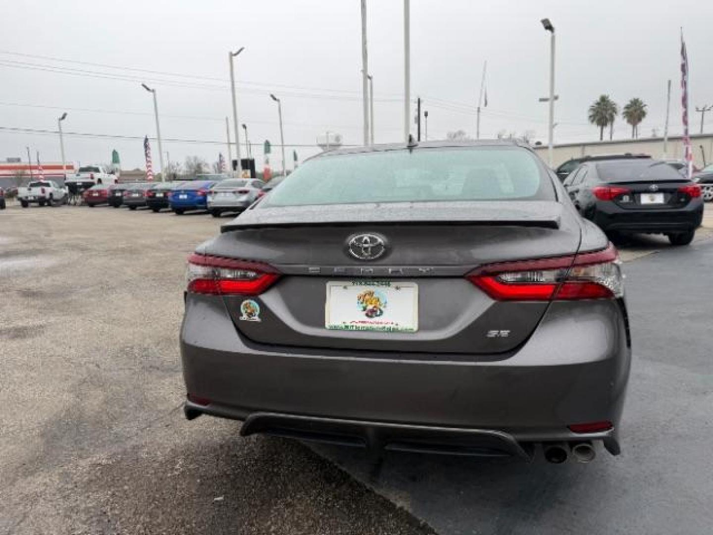 2021 Predawn Gray Mica Toyota Camry SE Nightshade Edition | SE (4T1G11AK0MU) with an 2.5L I-4 port/direct injection engine, located at 4545 Spencer Hwy., Pasadena, 77504, (832) 266-1645, 29.666037, -95.173775 - Photo#3