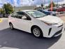2020 Super White /Moonstone Toyota Prius LE (JTDKARFU1L3) with an 1.8L I-4 DOHC engine, located at 4545 Spencer Hwy., Pasadena, 77504, (832) 266-1645, 29.666037, -95.173775 - Photo#9