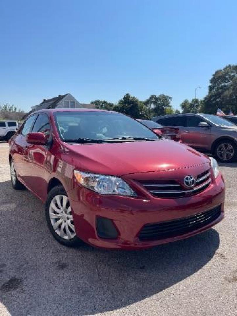 2013 Barcelona Red Metallic Toyota Corolla LE (2T1BU4EE6DC) with an 1.8L I-4 DOHC engine, located at 7935 Gulf Freeway, Houston, 77017, (832) 266-1645, 29.684393, -95.275665 - Photo#0